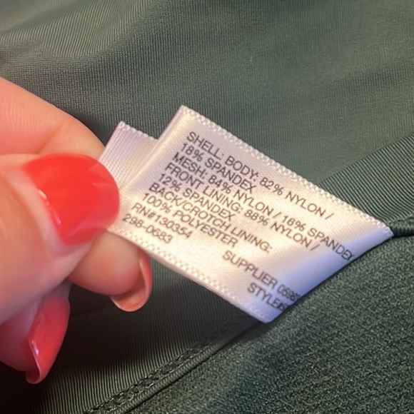 Last chance…Olive Green Bikini Bottom Swimsuit Swim Brief Mesh Panels 3X New - Picture 5 of 5